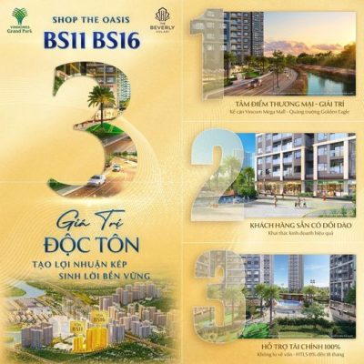 3 GIÁ TRỊ ĐỘC TÔN CỦA SHOP THE OASIS BS11 & BS16