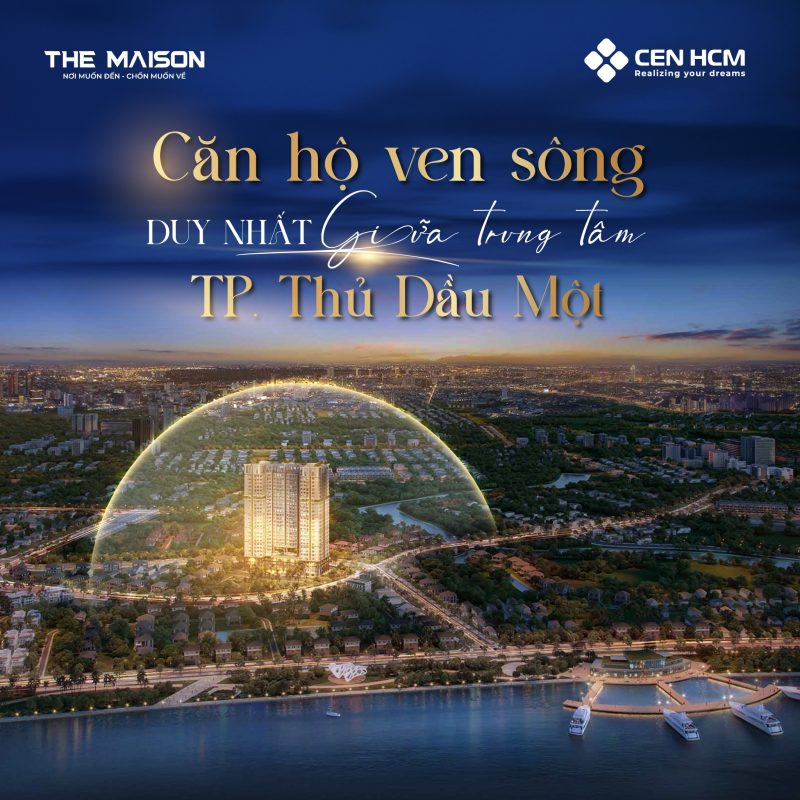 CĂN HỘ VEN SÔNG DUY NHẤT GIỮA TRUNG TÂM TP. THỦ DẦU MỘT