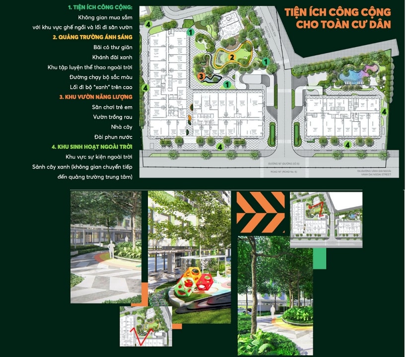 Tiện ích dự án Urban Green