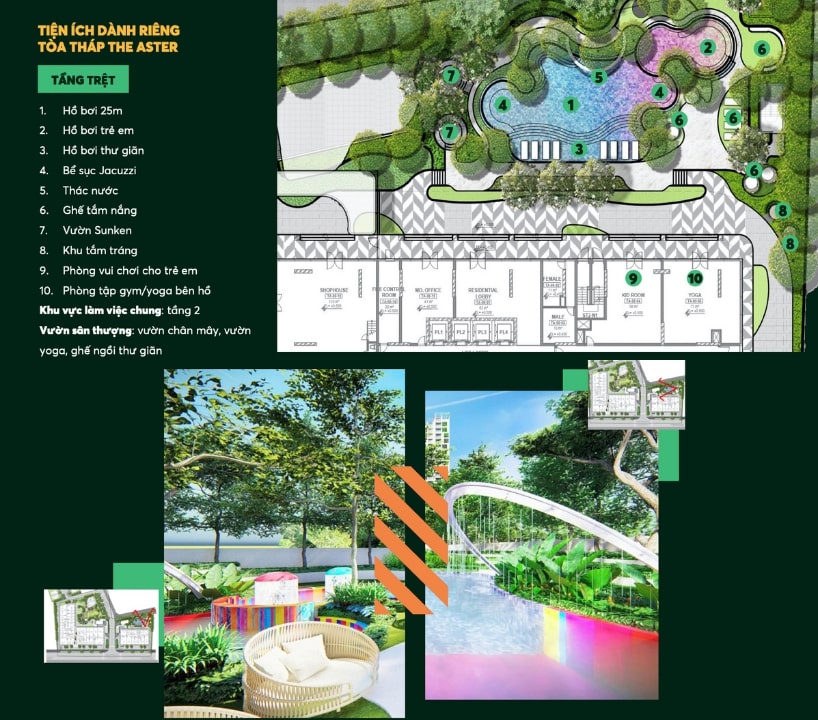 Tiện ích dự án Urban Green