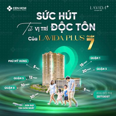 SỨC HÚT TỪ VỊ TRÍ ĐỘC TÔN CỦA DỰ ÁN LAVIDA PLUS QUẬN 7